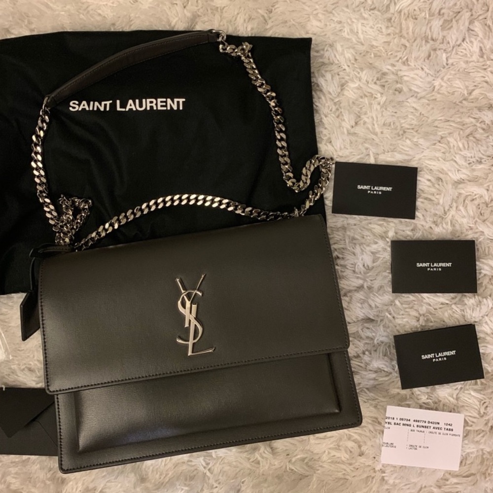 Authentic YSL medium sunset bag